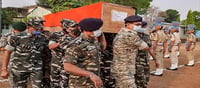 नक्सलियों के हमले में सीआरपीएफ के तीन जवान शहीद